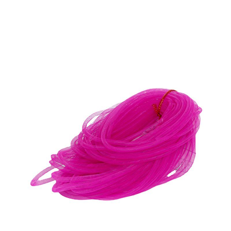 1.0 Pipe Network Gauze Soft Yarn Skirt, DIY Handmade Veil, Elastic Tube Evening Dress, Serpentine Decoration