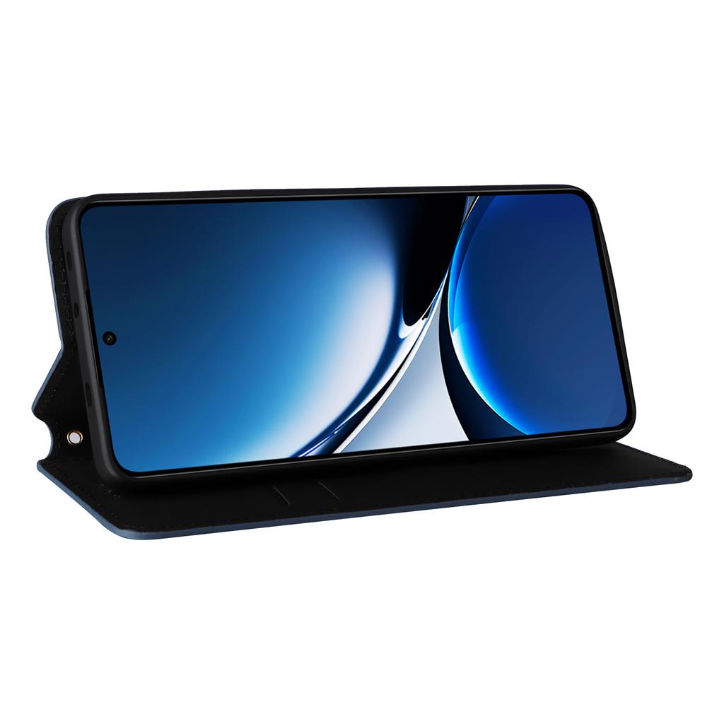 For Xiaomi Poco X7 Pro 5G/Redmi Turbo 4 5G Wallet Case Rhombus Imprinted Leather Phone Cover