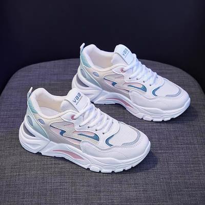 Damskie Sneakersy na Platformie Nowość Wszechstronne Gruba Podeszwa Codzienne Buty Sportowe dla Dziewcząt