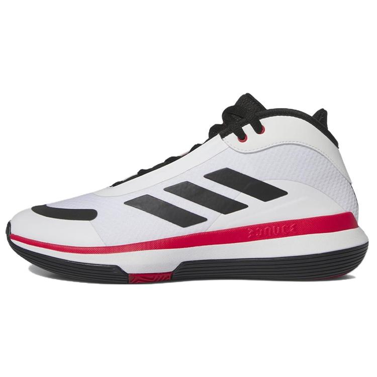 adidas Bounce Legends Shoes  White Black Scarlet  Men s IE9277 EU 40