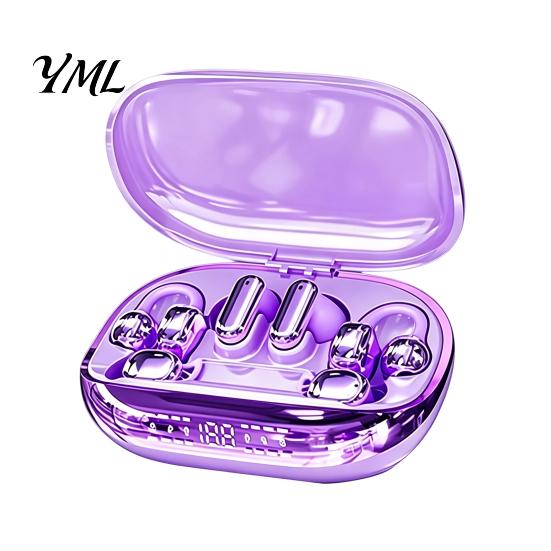 Auricolari Comodi per Dormire di Lato 3-in-1 Wireless con Custodia Power Bank Ricaricabile, 3 Paia Intercambiabili Clip/In-Ear/Sleep In-ear Rumore