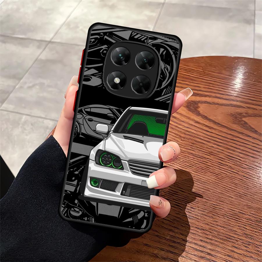 Soft Cover Phone Case for Xiaomi Redmi A5 9 10 A1 A2 K40 Pro Japan Sports Cars