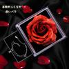 Bracelet for Soap Flower Silver 925 Popular Pure Artificial Dried Rose Message Card Wedding Popular White Female Retirement White Day Return Entrance