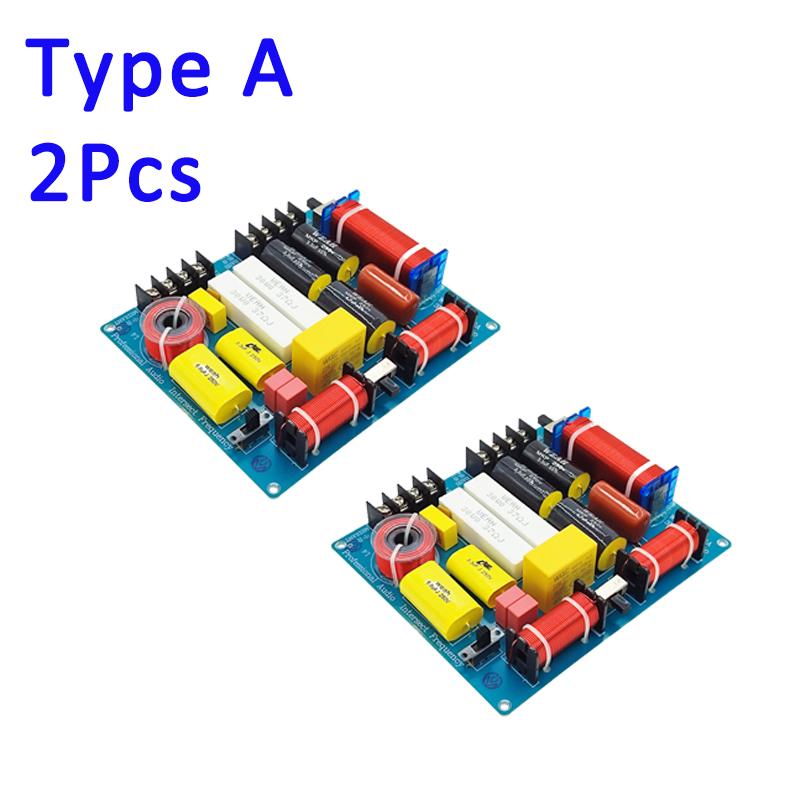 2PCS 3 Way 350W Professional Speaker Frequency Divider KTV Stage Home Theater 3 Unit High Power Audio Crossover Filters Hi-Fi