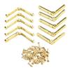 Wine Boxes Chest Boxes For Jewelry Boxes Hinges Support Union Sturdy Zinc Alloy Materials Zinc Alloy Spring Iron