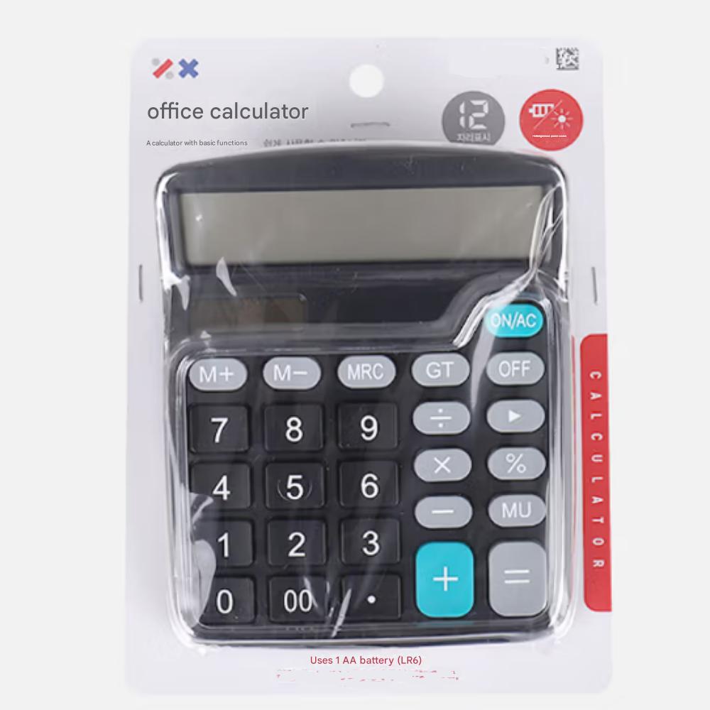 Calculator (AA/Solar Dual Power) 12 Digits