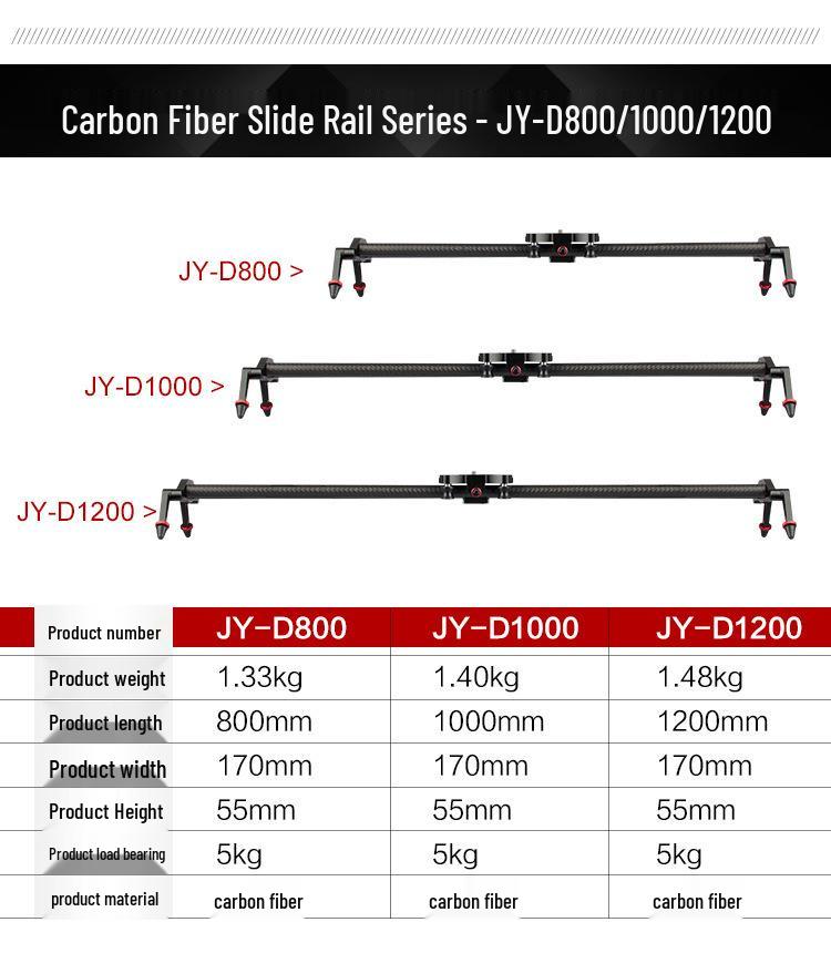 JIEYANG D1000 Lightweight Slider for 5D2/5D3 Time-lapse & Video Recording Photography