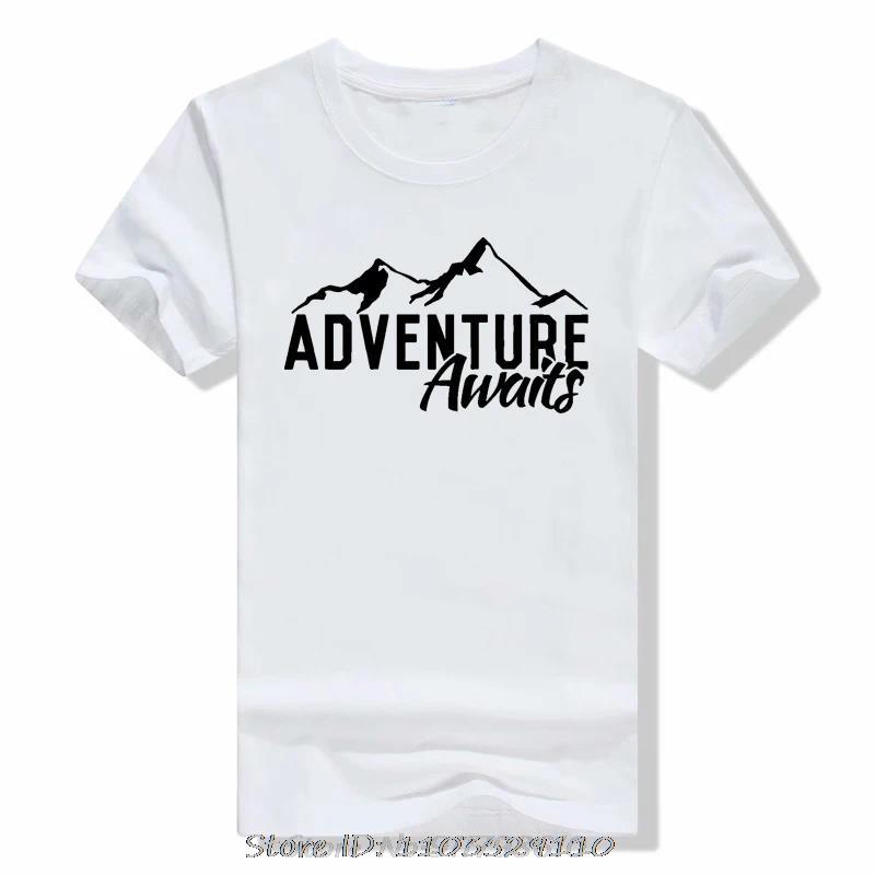 

Eat Sleep Travel Repeat Mountains T-shirt Unisex Adventure Hiking Tshirt Summer Outdoor Casual Graphic Tees Tops T Shirt Tops... S разноцветный
