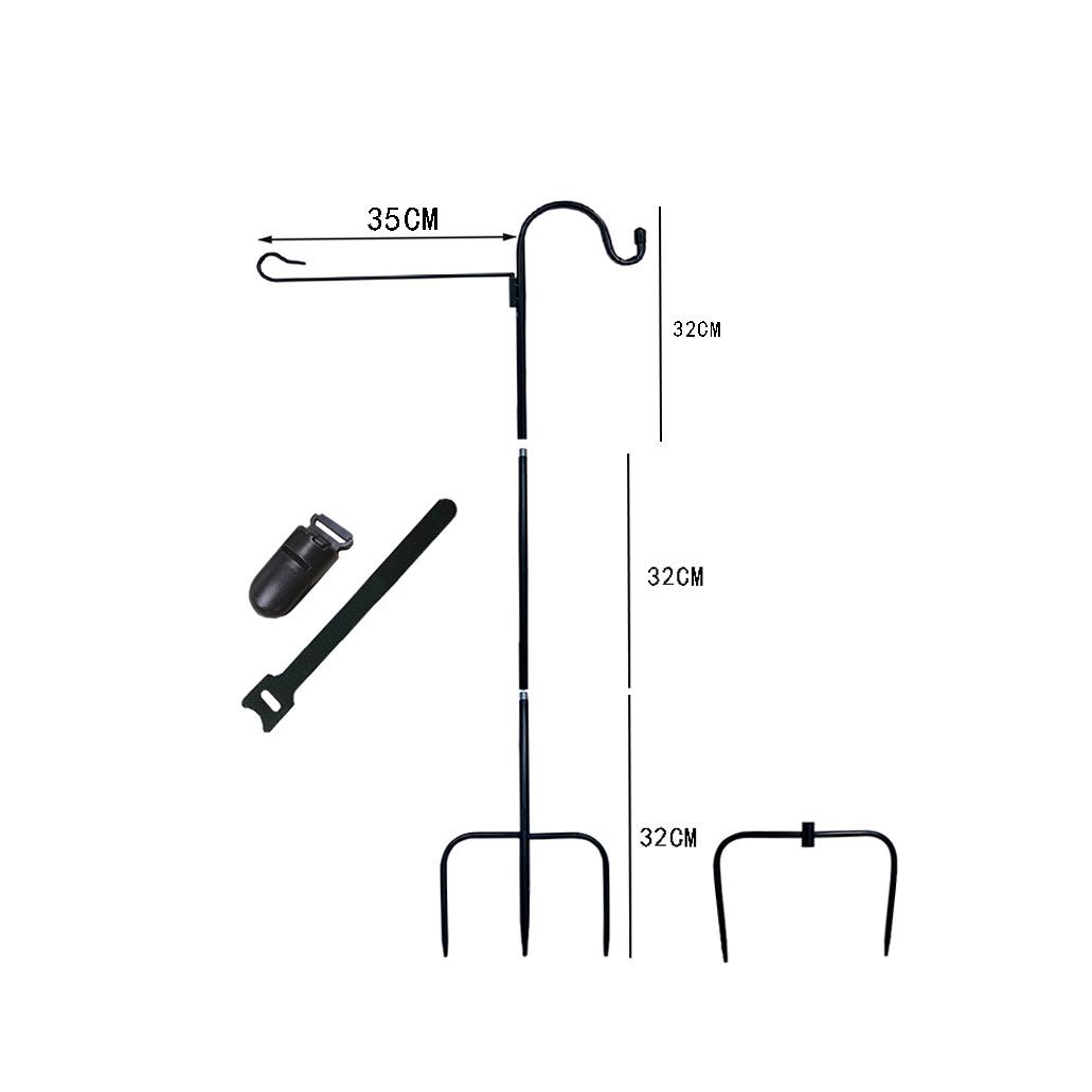 

Нержавеющий уличный крючок Shepherd: Разборная железная поделка для двора и сада
