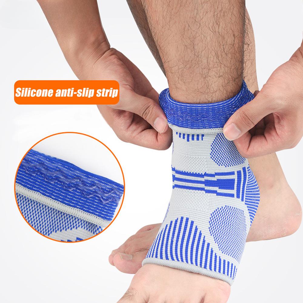 1 PC Elastische Knöchelorthese Atmungsaktive Anti-Verstauchung Knöchelunterstützung Schutz Kompressionsorthese Schutz Unterstützung Gym Running Ankle Wrap