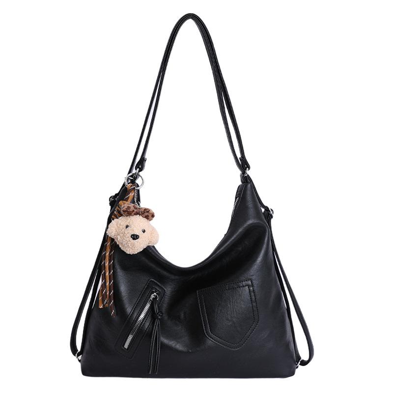 Tragetasche mit großem Fassungsvermögen, Nischen-Freizeit-Unterarmtasche, Pendler-Ein-Schulter- oder Doppel-Schulter-Tasche