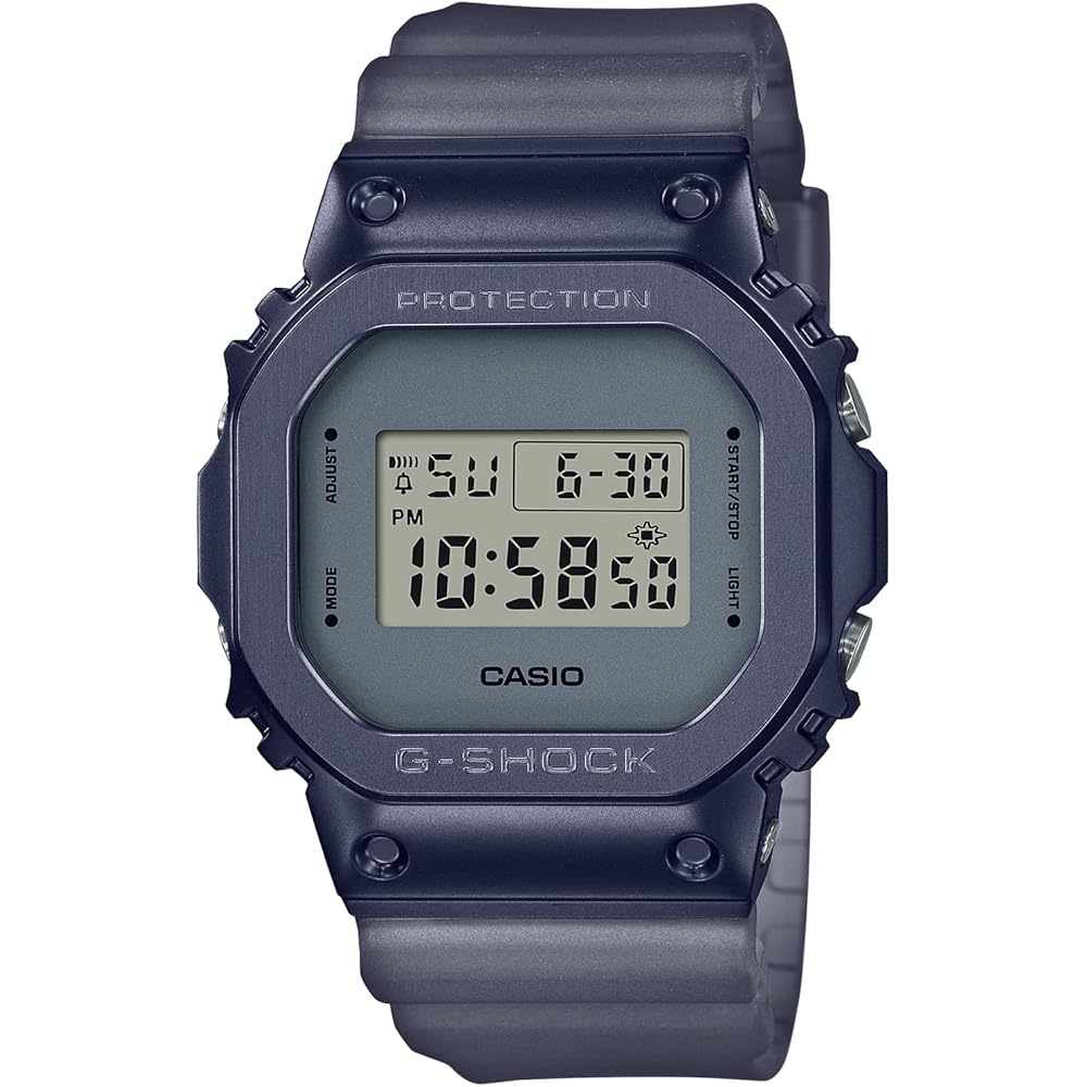 Casio G-Shock Midnight Fog Series GM-5600MF-2JF Men s Watch Blue Metal Cover