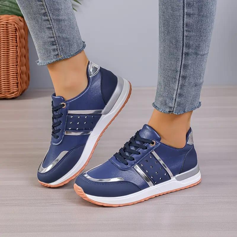 Scarpe alla moda versatili e trendy per tutte le stagioni, scarpe vulcanizzate casual da donna leggere e alla moda, comode scarpe sportive da esterno
