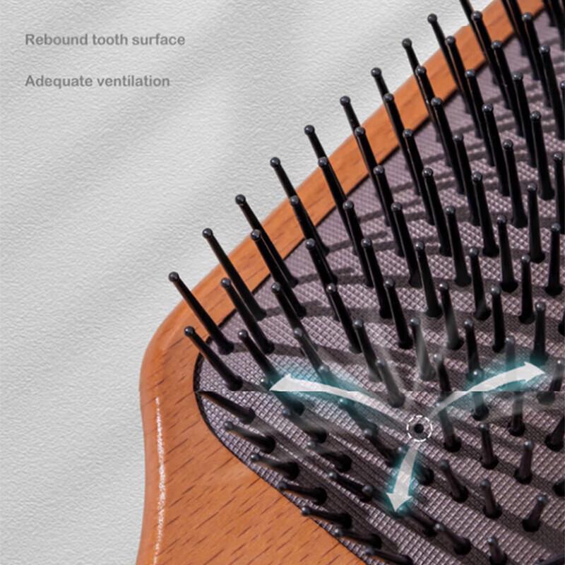 MiBoDi Beechwood Air Cushion Scalp Massage Brush