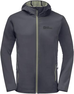 Jacket Jack Wolfskin Bornberg Hoody M Ebony