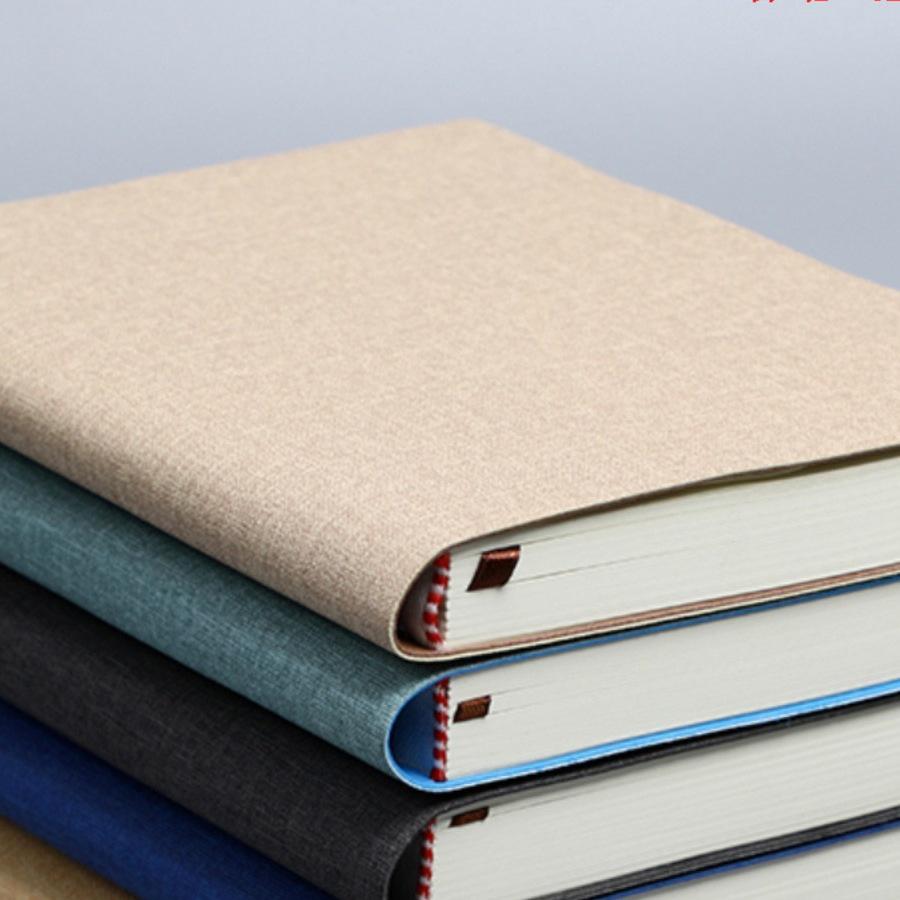 Simple A6 Leather Pocket Notebook with Pen Holder - Ideal for College Students & Business Diaries