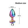 Small Medium Large Anal Beads Butt Plug Pearl Nipple Clamps Set With Chain Metal Breast Clip Bondage Slave Couple Game Sex Toy