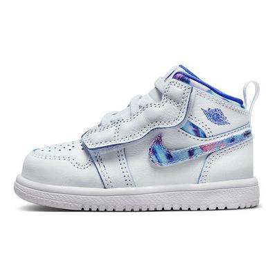 Air  1 Mid Alt Se Retro Durable Breathable Mid-Top Walker Shoes Baby Sneaker White Blue DX1705-140