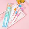 4 Pack Cost-Effective Silicone Tongue Scraper Food Grade Safe Oral Care Tool for Whole Family Daily Dental Care