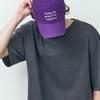 Bananasisters Today Lettering Washed Ball Cap Purple