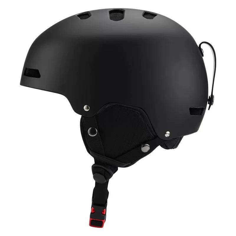 Winter Professional Ski Anti-Collision Sports Helmet Men's and Women's Neutral Ear Protection Removable Lining Helmet Integrated Molding