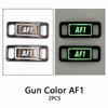 New AF1 Luminous Shoelaces Buckle Sneaker Decorations Glowing Metal Lock for Shoelace DIY Laces Chapa Shoe Accessories 2pcs/pair