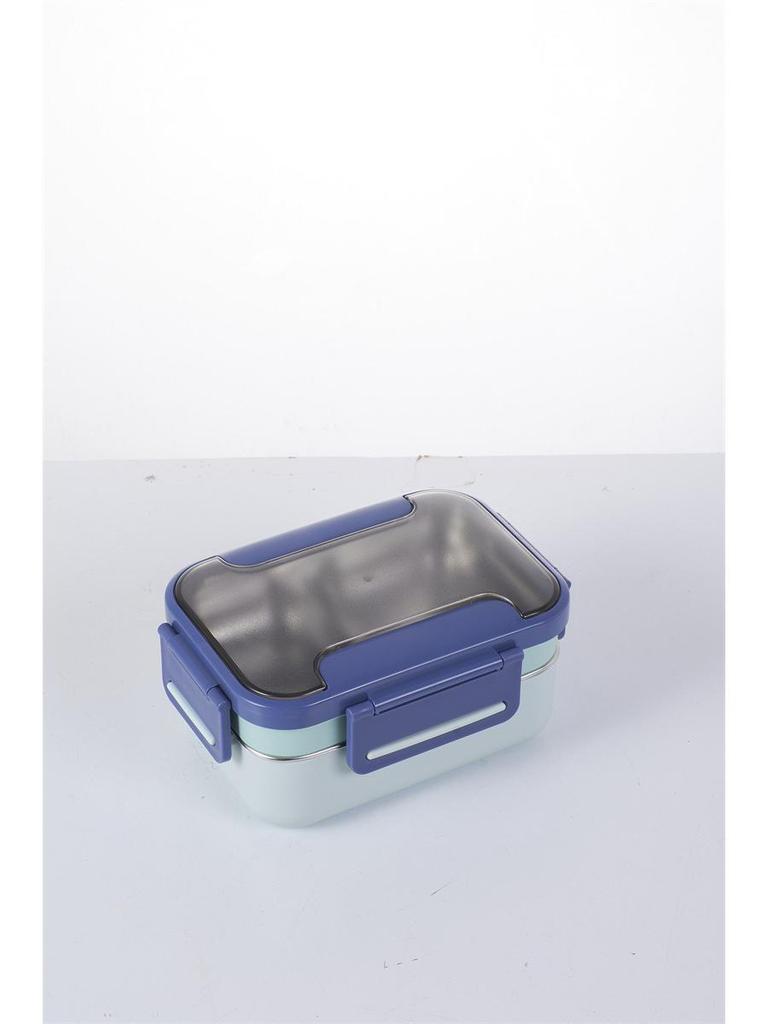 Large Capacity Insulated Bento Lunch Box with Compartments - 304 Stainless Steel, Microwaveable, Perfect for Students and Office Workers.