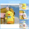 Soft And Fluffy Plush Duck Pendant Lovable Chick Doll Keychain For Fashionable Bags