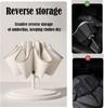 Ring Buckle Umbrella Ring Buckle Portable Folding Umbrella Automatic Sunshade Umbrella Rain or Shine Beige