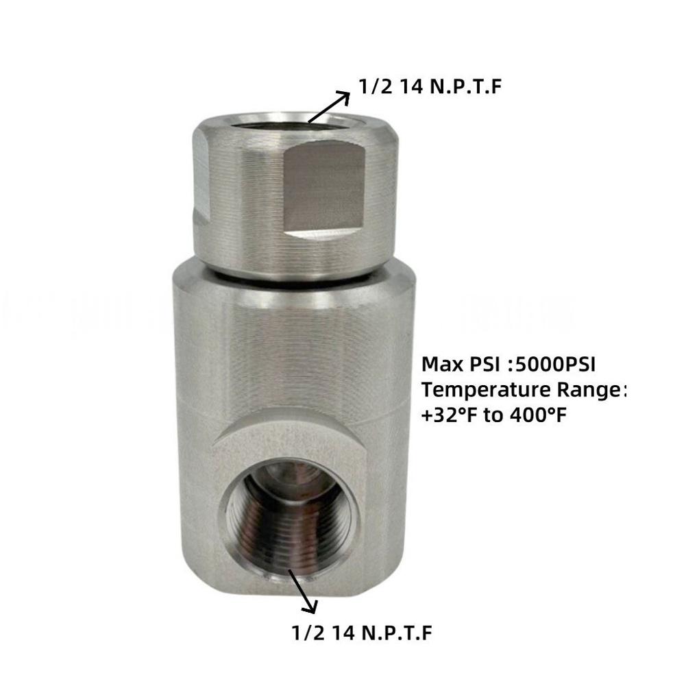 1pc 1/2 Inch For FXF Hose Reel Swivel Integrated Grease Fitting Heavy-duty Hose-Reel Swivel For Home Industrial Steel-Hose Reel