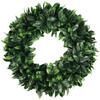 Simulation Green Plant Wreath Home Decoration Simulation Green Plant Grass Ring Wall Hanging Vine Ring Christmas Wreath Eucalypt