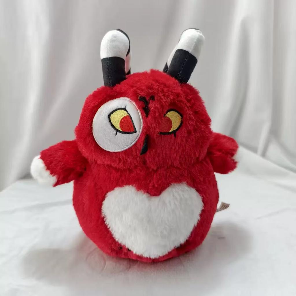 25CM New Anime Hazbin Hotel Hell Alastor The Radio Devil Cat Plush Toy Easter Sunday Cartoon Game Movie Peripheral Fan Kid Gifts