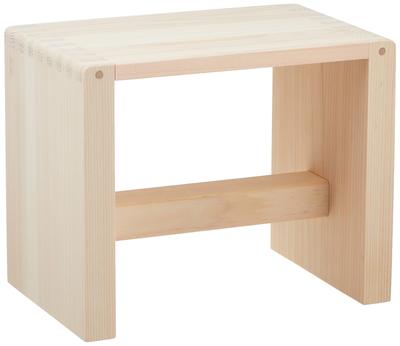 Yamako Bath Chair, Natural, (W X D X H): Approx. 1