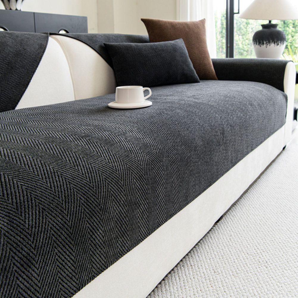Chenille Sofa Cover Anti-cat Scratch Protective Cushion 70*70cm