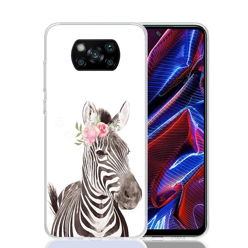 

Zebra Stripe Black White Case Phone Cover for Xiaomi Redmi Note 10 9 9S 8 8T 7 5 Pro Mi 12T 11T 10T 9T 12 11 Lite A3 A2 Trend Fu Xiaomi Mi A2 (6X)