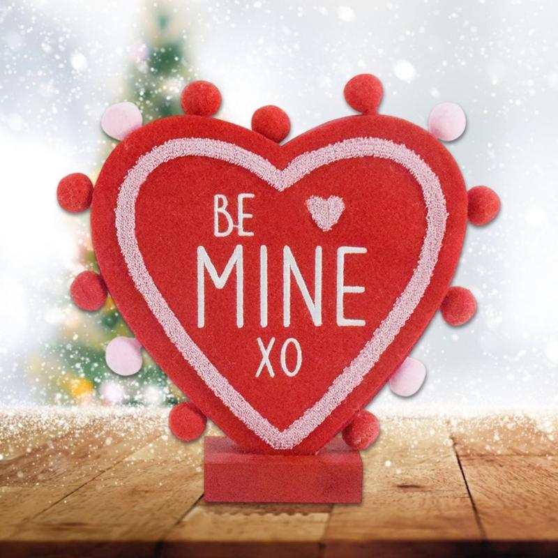 Eye catching Heart Desktop Decoration Delicate Heart Item Tabletop Accessory For Holiday And Party Decorations