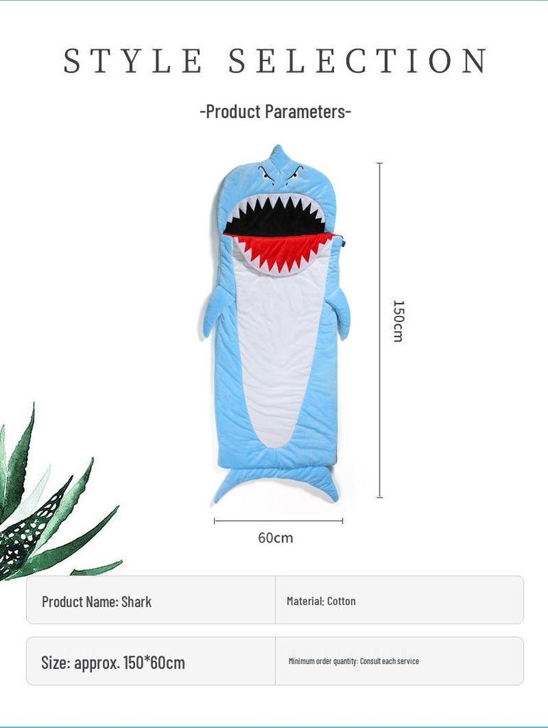 Cartoon Animal Baby Sleeping Bag with Pillow - Anti-Kick Design for Infants and Kids