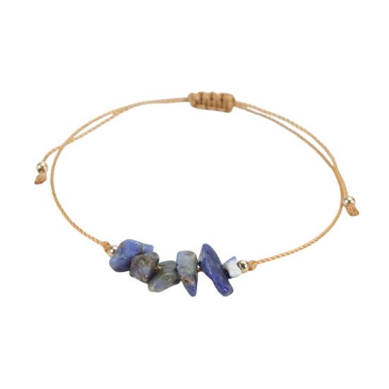 Gemstone Bracelet Women Men Adjustable Braided Crystal Bracelet Boho String