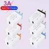 Fast Charging 3A QC 3.0 Mobile Phone Charger, Single Port USB, EU Standard for Travel.