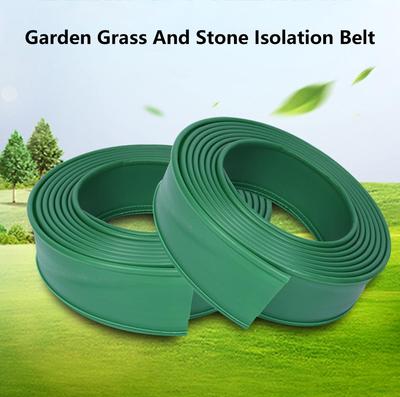 10M Green Belt Plants Outdoor Lawn Edging Strip Flexible Gardening Isolation Path Barrier Plastic Grass Fence Protective Border