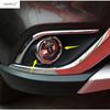 Anel de Moldura da Lâmpada de Neblina Dianteira Círculo Frame Cobertura Acabamento ABS Cromado Acessórios de Decoração Para Mitsubishi Outlander 2015 -