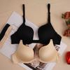 Dames Effen Kleur Converge Verstelbare BH Ademend Push Up Beugel BH BH Gezellige Borst Buis Top Bralette Vest