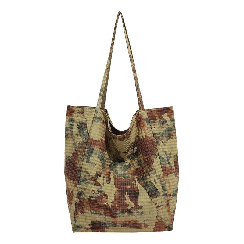 

Сумка-тоут, Сумка под мышкой, Новая легкая холщовая сумка для выхода, Большая плечевая сумка. хаки