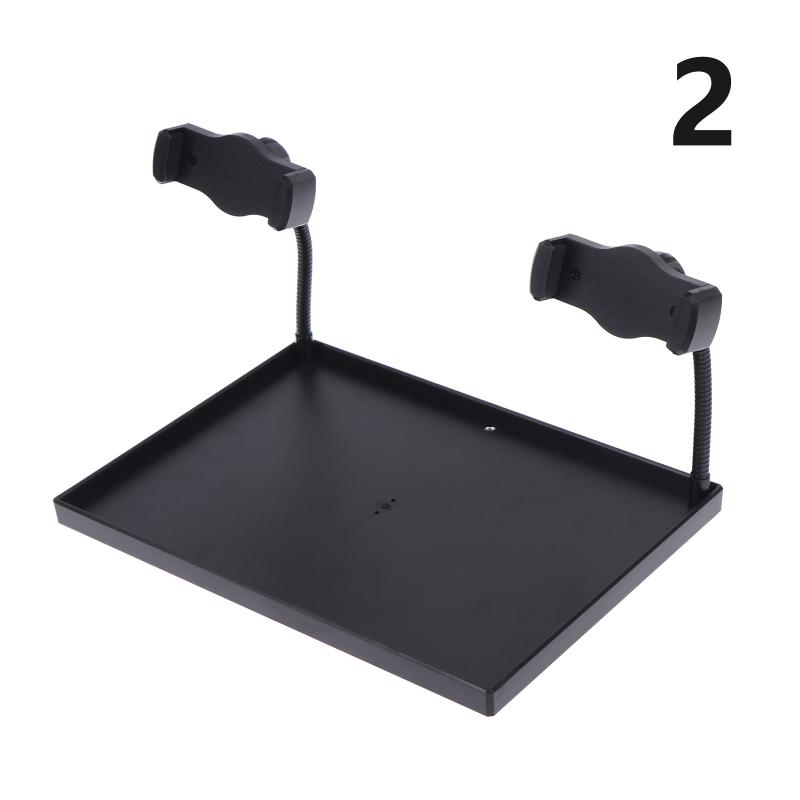 Microphone Stand Sound Card Tray 1 Set Sturdy Plastic Bracket Easy Install for Live Streaming Vlogging Online Class