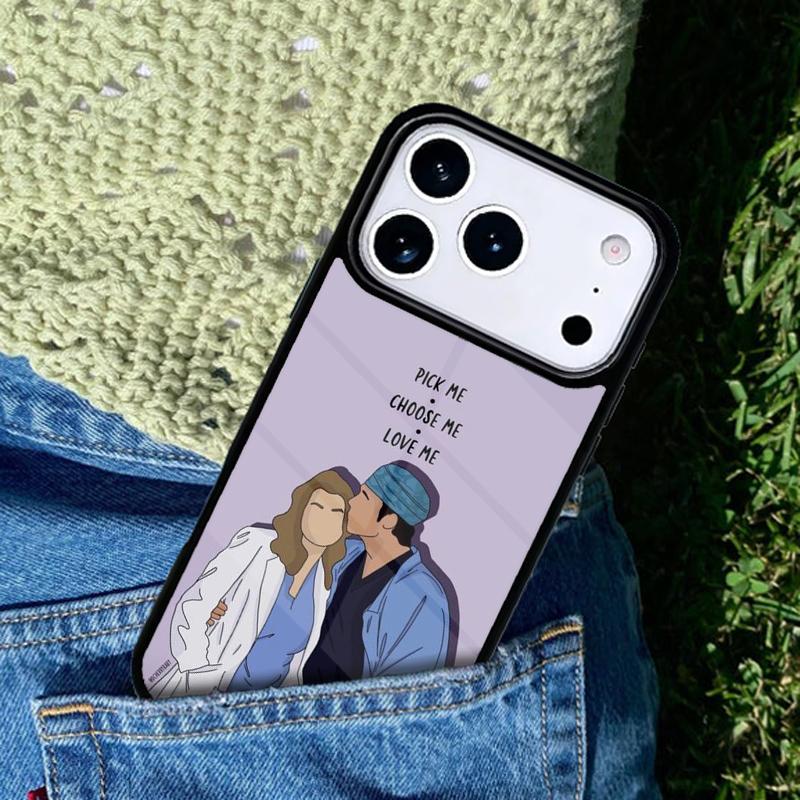 Greys Anatomy TV Phone Case Cover Compatible with for IPhone 17air 16e 15 14 13 12 11Pro Max 17 Air
