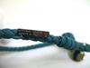 Authentic BOTTEGA BENETA Intrecciato Emerald Green Leather Bangle Bracelet S #a670  Refurbished