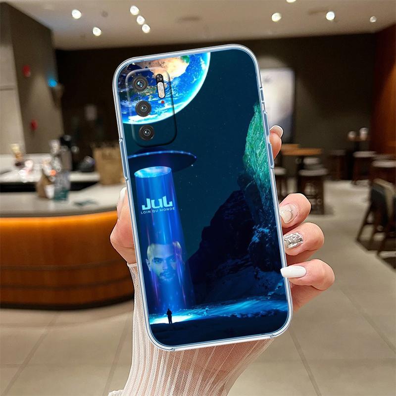 RE41 Julien Mari Jul Transparent Phone Case for Motorola Moto G7 G8 G9 G84 G85 G73 G24 G15 Z2 Play Power Plus