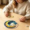 Home Decor Puzzle Gift Acrylic Suncatcher, Colorful Window Hanging, 7.48 Inch Sun Catcher Stained Glass Decoration Ornament, Ideal for Gifting