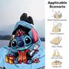 1pc Cute Stitch Printing Blanket - Soft, All-Season Throw for Living Room, Bedroom,Personalized Gift with Adorable Cartoon Design