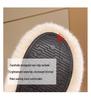 New 2024 Korean Style Plus Size Women's Thick Sole Fur Flip Flops for Outdoor Fashion.